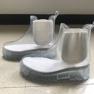 Brand New Clear Platform ASOS Chelsea Boott